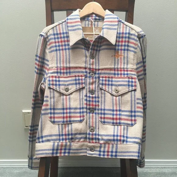 VIVIENNE WESTWOOD Beige Tartan Type 3 Jacket - Picture 9 of 16